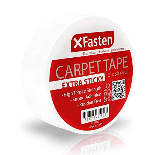 Anti Slip Double Sided Stick Tape Strong Hold for Carpet & Mattress 30 Yards